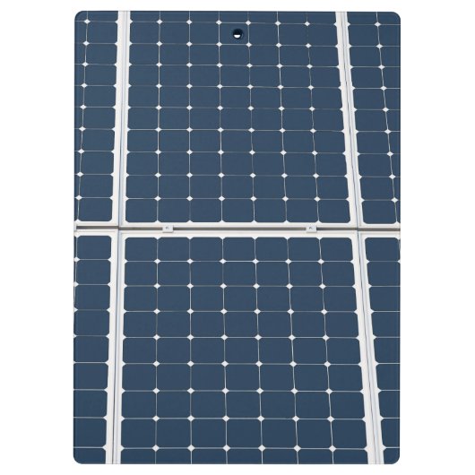 Afbeelding van een zonnepaneel grappig klembord (Achterkant)