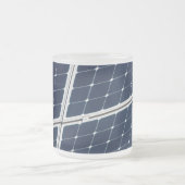 Afbeelding van een zonnepaneel grappig matglas koffiemok (Center)