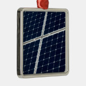 Afbeelding van een zonnepaneel grappig metalen ornament (Rechts)