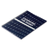 Afbeelding van een zonnepaneel grappig notitieboek (Linkerzijde)