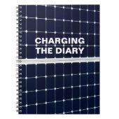 Afbeelding van een zonnepaneel grappig notitieboek (Voorkant)