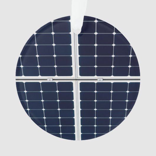 Afbeelding van een zonnepaneel grappig ornament (voorkant)