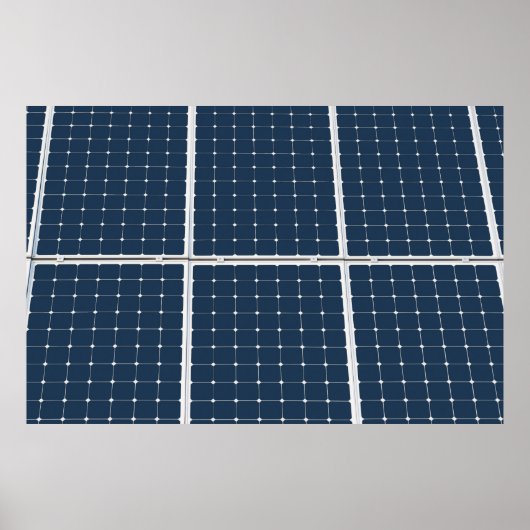 Afbeelding van een zonnepaneel grappig poster (Voorkant)