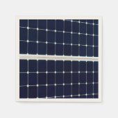 Afbeelding van een zonnepaneel grappig servetten (Voorkant)