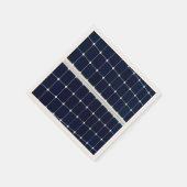 Afbeelding van een zonnepaneel grappig servetten (Hoek)