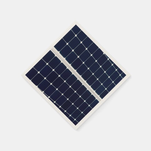 Afbeelding van een zonnepaneel grappig servetten (Hoek)