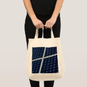 Afbeelding van een zonnepaneel grappig tote bag (Voorkant (product))