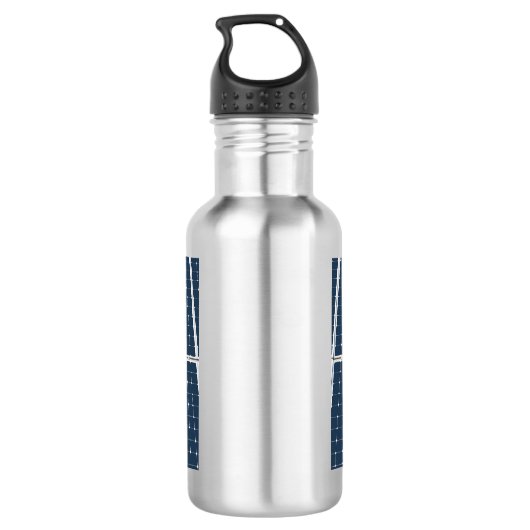 Afbeelding van een zonnepaneel grappig waterfles  (Achterkant)