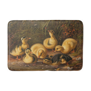 Afbeelding van eendjes - Baby Ducks Badmat