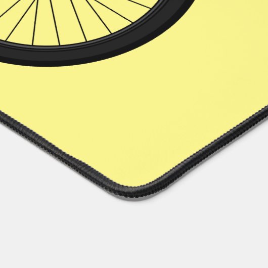 Afbeelding van fietscartoon bureaumat (Hoek)