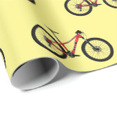 Afbeelding van fietscartoon cadeaupapier (Rol Hoek)