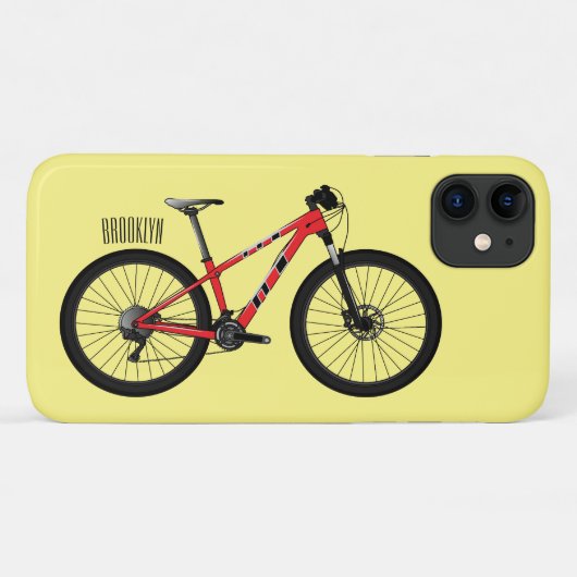 Afbeelding van fietscartoon Case-Mate iPhone case (Achterkant (horizontaal))
