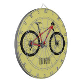 Afbeelding van fietscartoon dartbord (Voorkant Links)