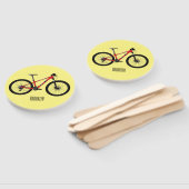 Afbeelding van fietscartoon handwaaier (Niet-gemonteerd)