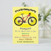 Afbeelding van fietscartoon kaart (Staand voorkant)