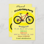 Afbeelding van fietscartoon kaart (Voorkant / Achterkant)