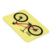 Afbeelding van fietscartoon magneet (Rechterzijde)