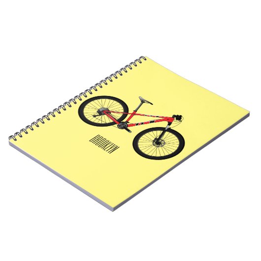 Afbeelding van fietscartoon notitieboek (Linkerzijde)