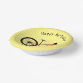 Afbeelding van fietscartoon papieren kommen (Gebogen)