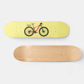 Afbeelding van fietscartoon persoonlijk skateboard (Horizontaal)