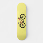 Afbeelding van fietscartoon persoonlijk skateboard (Voorkant)