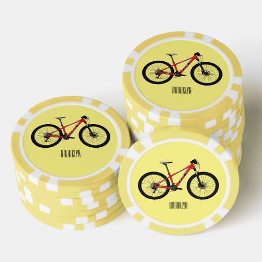 Afbeelding van fietscartoon poker chips (Opstapeling)