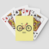 Afbeelding van fietscartoon pokerkaarten (Achterkant)