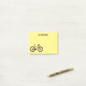 Afbeelding van fietscartoon post-it® notes (Op bureau)