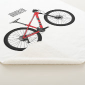 Afbeelding van fietscartoon sherpa deken (3/4)