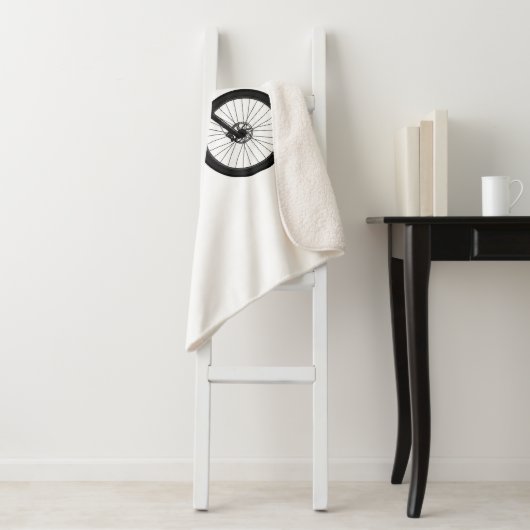 Afbeelding van fietscartoon sherpa deken (In situ)