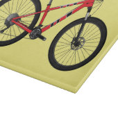 Afbeelding van fietscartoon snijplank (Hoek)