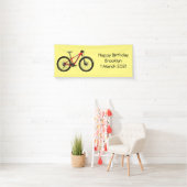 Afbeelding van fietscartoon spandoek (Insitu)