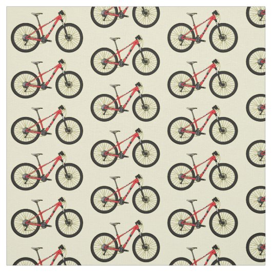 Afbeelding van fietscartoon stof (Swatch)
