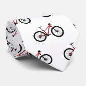 Afbeelding van fietscartoon stropdas (Opgerold)