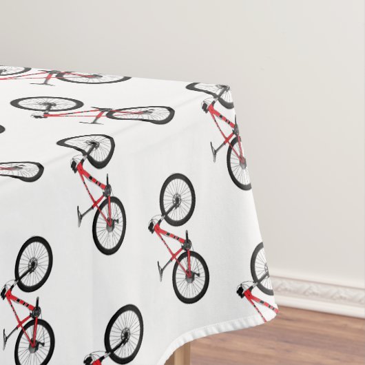 Afbeelding van fietscartoon tafelkleed (Voorbeeld)