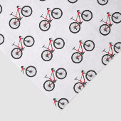 Afbeelding van fietscartoon tissuepapier (Detail)