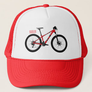 Afbeelding van fietscartoon trucker pet