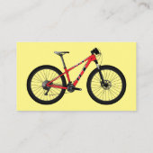 Afbeelding van fietscartoon visitekaartje (Achterkant)