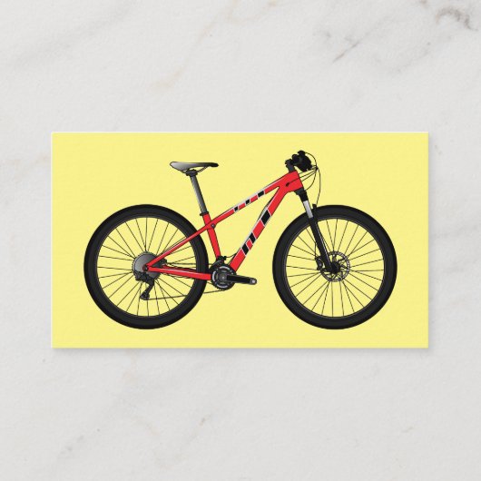 Afbeelding van fietscartoon visitekaartje (Achterkant)