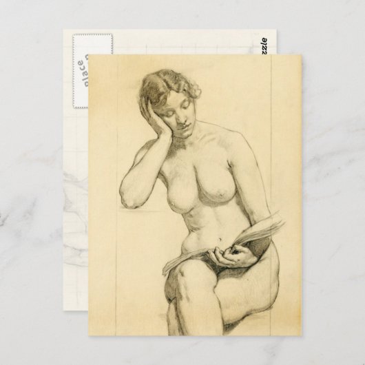 Afbeelding van figuur - vrouwmeting briefkaart (Voorkant / Achterkant)