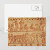 Afbeelding van geschilde reliëf briefkaart (Voorkant / Achterkant)