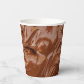 Afbeelding van gesmolten chocolade papieren bekers (Achterkant)