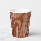 Afbeelding van gesmolten chocolade papieren bekers (Voorkant)