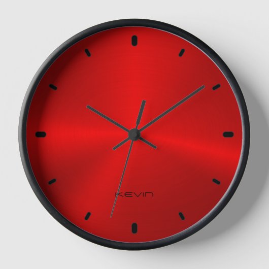 Afbeelding van Glanzende Rood Metallic Textuur Klo (Voorkant)