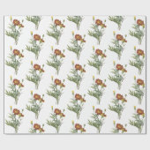 Afbeelding van goudsbloem cadeaupapier (Vlak)
