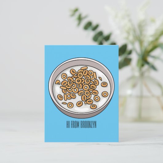 Afbeelding van graancartoon briefkaart (Staand voorkant)