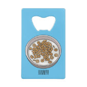 Afbeelding van graancartoon creditkaart flessenopener (Achterkant)