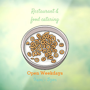 Afbeelding van graancartoon raamsticker