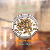 Afbeelding van graancartoon raamsticker (Vel 2)