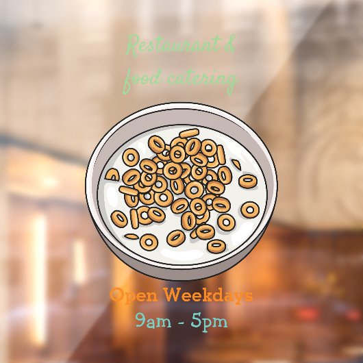 Afbeelding van graancartoon raamsticker (Vel 2)